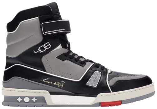 Ботинки Louis Vuitton Trainer Sneaker Boot 'Black Grey', черный