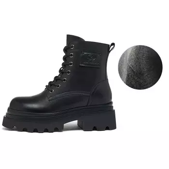 Ботинки Martin Boot женские Camel, черный