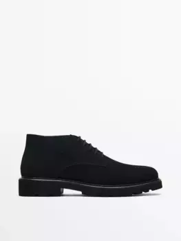 Ботинки Massimo Dutti Safari, темно-синий