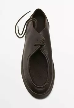 Ботинки Massimo Dutti, темно-коричневый