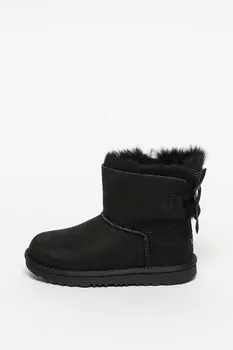 Ботинки Mini Bailey Bow II из овчины Ugg, черный