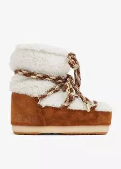 Ботинки Moon Boot Icon Light Shearling, белый