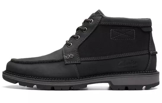 Ботинки мужские черные Clarks
