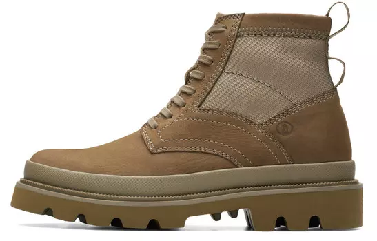 Ботинки мужские зеленые Clarks