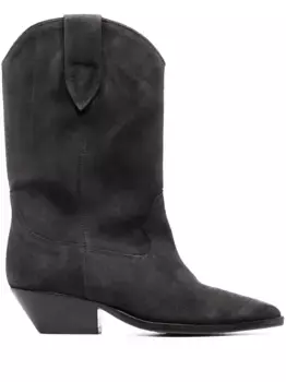 Ботинки на каблуке ISABEL MARANT, серый