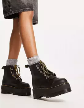 Ботинки на массивной подошве Dr Martens Sinclair, черный