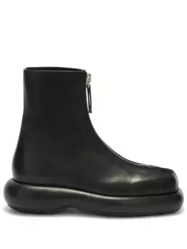 Ботинки на молнии JIL SANDER, черный