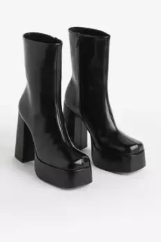 Ботинки на платформе H&M, черный