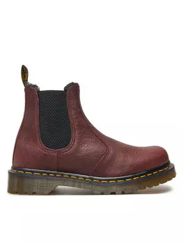 Ботинки на шнуровке Dr. Martens, красный