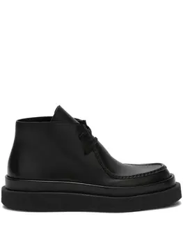 Ботинки на шнуровке Jil Sander, черный