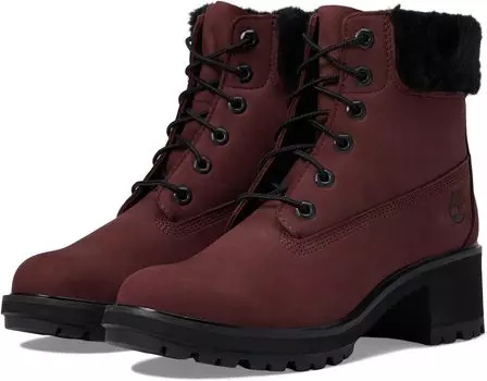 Ботинки на шнуровке Kinsley 6" Waterproof Boot Timberland, цвет Burgundy Nubuck