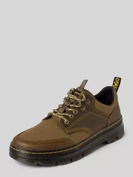 Ботинки на шнуровке с нашивкой-лейблом, модель «Reeder» Dr. Martens, оливковый