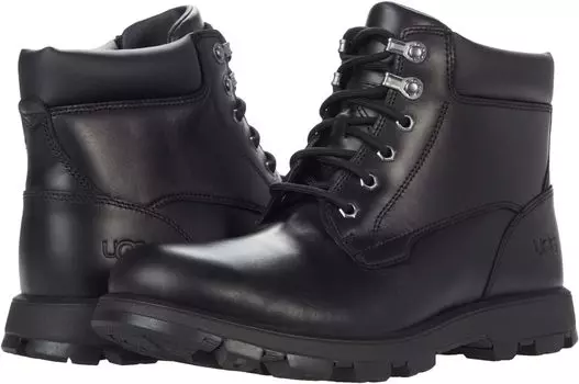 Ботинки на шнуровке Stenton UGG, черная кожа