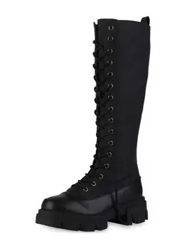 Ботинки на шнуровке Van Hill Lace-Up Boots Ella, черный