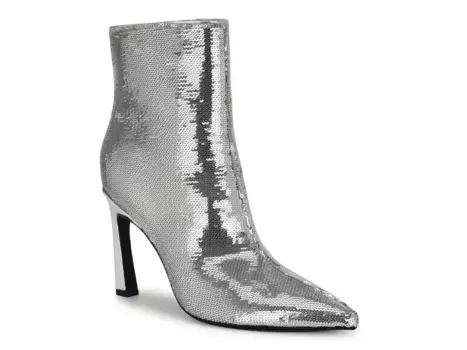 Ботинки Nine West Balize, серебристый металлик