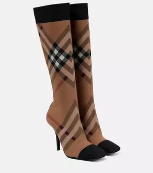 Сапоги Vintage Check 105 Burberry, разноцветный