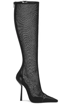Ботинки Оксалиса Saint Laurent, цвет Nero