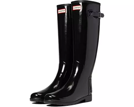 Ботинки Refined Tall Gloss Hunter, черный