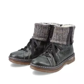 Ботинки rieker Schnrstiefel, зеленый