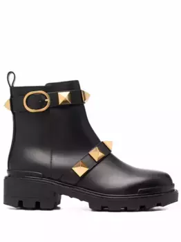Ботинки Roman Stud VALENTINO GARAVANI, черный