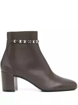 Ботинки с цепочкой Ferragamo, коричневый