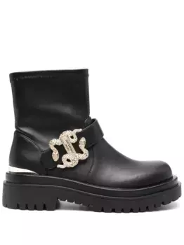 Ботинки с логотипом Just Cavalli, черный