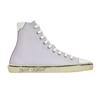 Ботинки Saint Laurent Malibu Mid, фиолетовый
