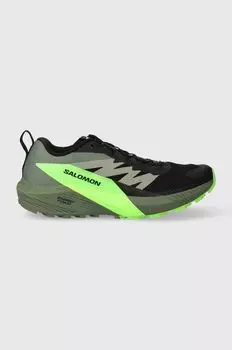 Ботинки Sense Ride 5 Salomon, зеленый