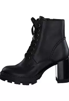 Ботинки со шнурками Tamaris, цвет black