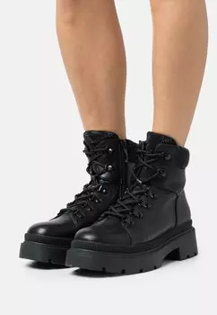Ботинки со шнурками Tamaris, цвет black