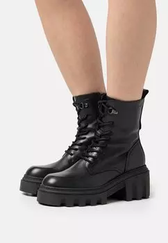 Ботинки со шнурками Tamaris, цвет black