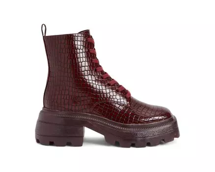 Ботинки The Geli Combat Boot Katy Perry, бургундия