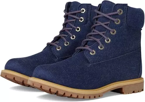 Ботинки Timberland 6" Premium Boot, цвет Dark Blue Canvas
