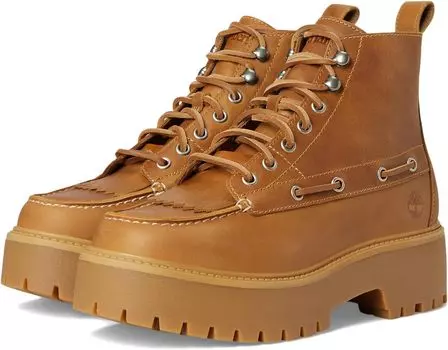 Ботинки Timberland Stone Street Mid Lace-Up, цвет Wheat Full Grain