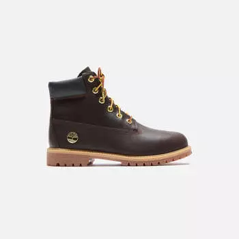 Ботинки Timberland Youth 6 Inch Lace Up Waterproof Boot, цвет Dark Brown