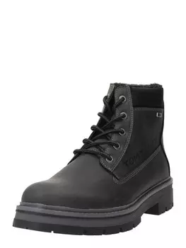 Ботинки TOM TAILOR Lace-Up Boots, темно-серый