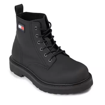Ботинки Tommy Jeans TjmRuberized Lace, черный