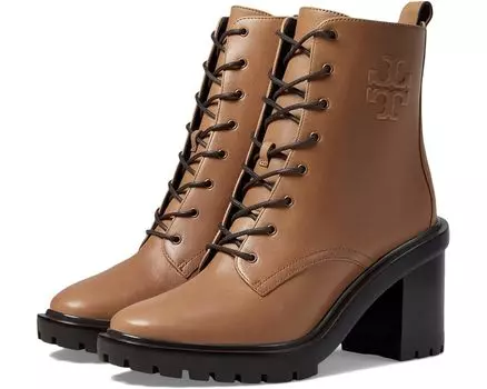 Ботинки Tory Burch 95 mm Double T Lug, цвет Almond Flour