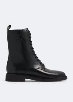 Ботинки Tory Burch Double T Combat, черный