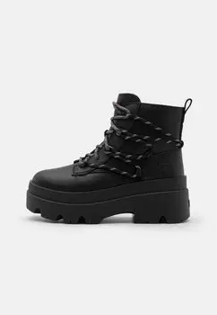 Ботинки UGG BRISBANE LACE UP, черный