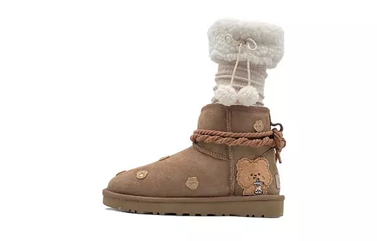 Ботинки UGG CLASSIC MINI Snow Boots Women's Brown