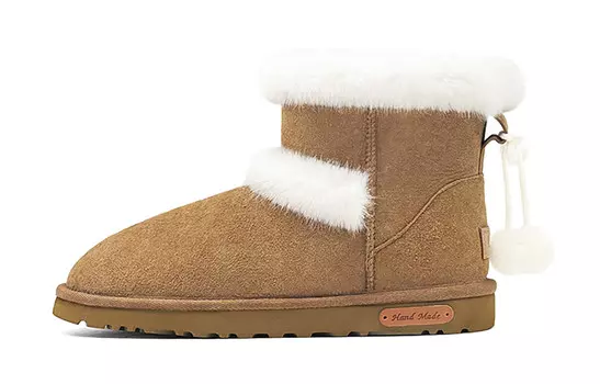 Ботинки UGG CLASSIC MINI Snow Boots Women's Beige
