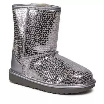 Ботинки Ugg ClassicII Gel, серебро