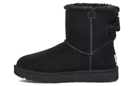 Ботинки UGG Mini Bailey Suede Bow 'Black' Women's
