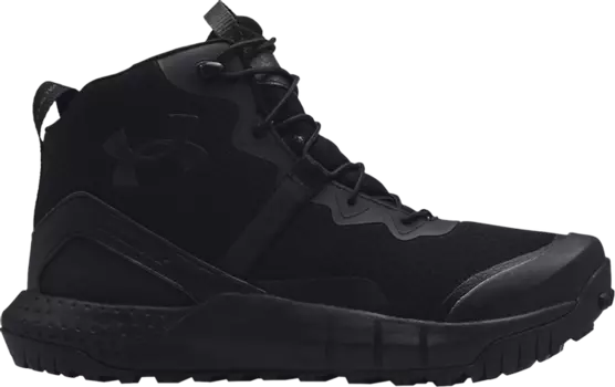Ботинки Under Armour Micro G Valsetz Mid Black Jet Grey, черный