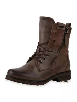 Ботинки Van Hill Lace-Up Ankle Boots Nova, темно-зеленый