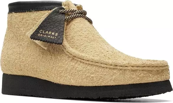 Ботинки Wallabee Boot Clarks, цвет Maple/Black Suede