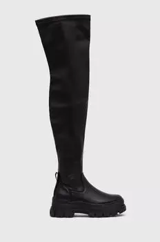 Ботинки выше колена Aspha Stretch Buffalo, черный