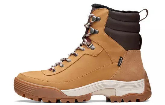 Ботинки женские хаки Clarks