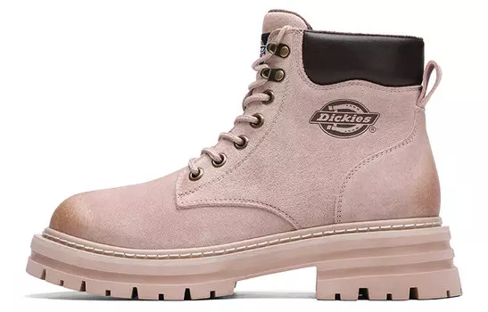 Ботинки женские розовые Dickies